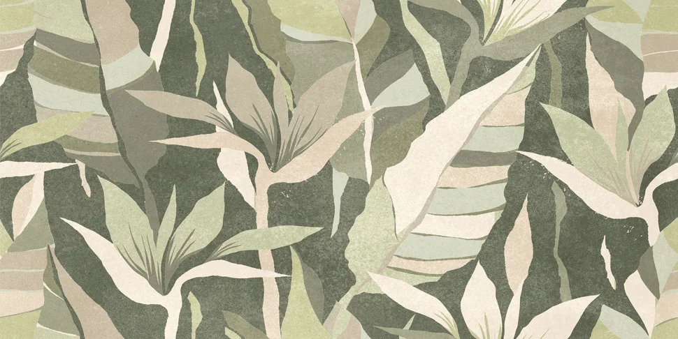 Плитка GLOBAL TILE Dominica_GT Зеленый тропики 30x60 арт.GT245VG