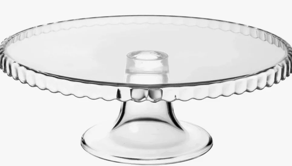 Блюдо PSB 98259 на ножке с бортиком вниз 280мм ПАТИССЕРИ / PATISSERIE