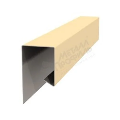 Планка завершающая сложная PE RAL ** для М/Сайдинга МП 30*25*3м.п.