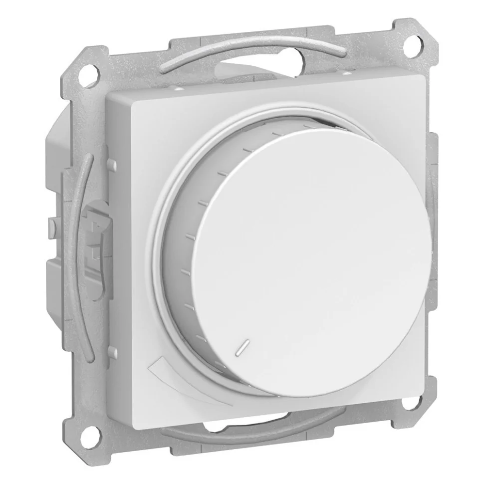 Механизм светорегулятора поворотно-нажимного AtlasDesign 400Вт бел. Schneider Electric ATN000123