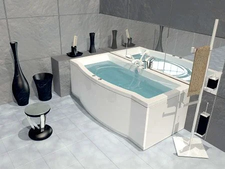 Ванна AQUATEK "Гелиос" 180х90 без гидромассажа (с фронт.экраном),с ножками