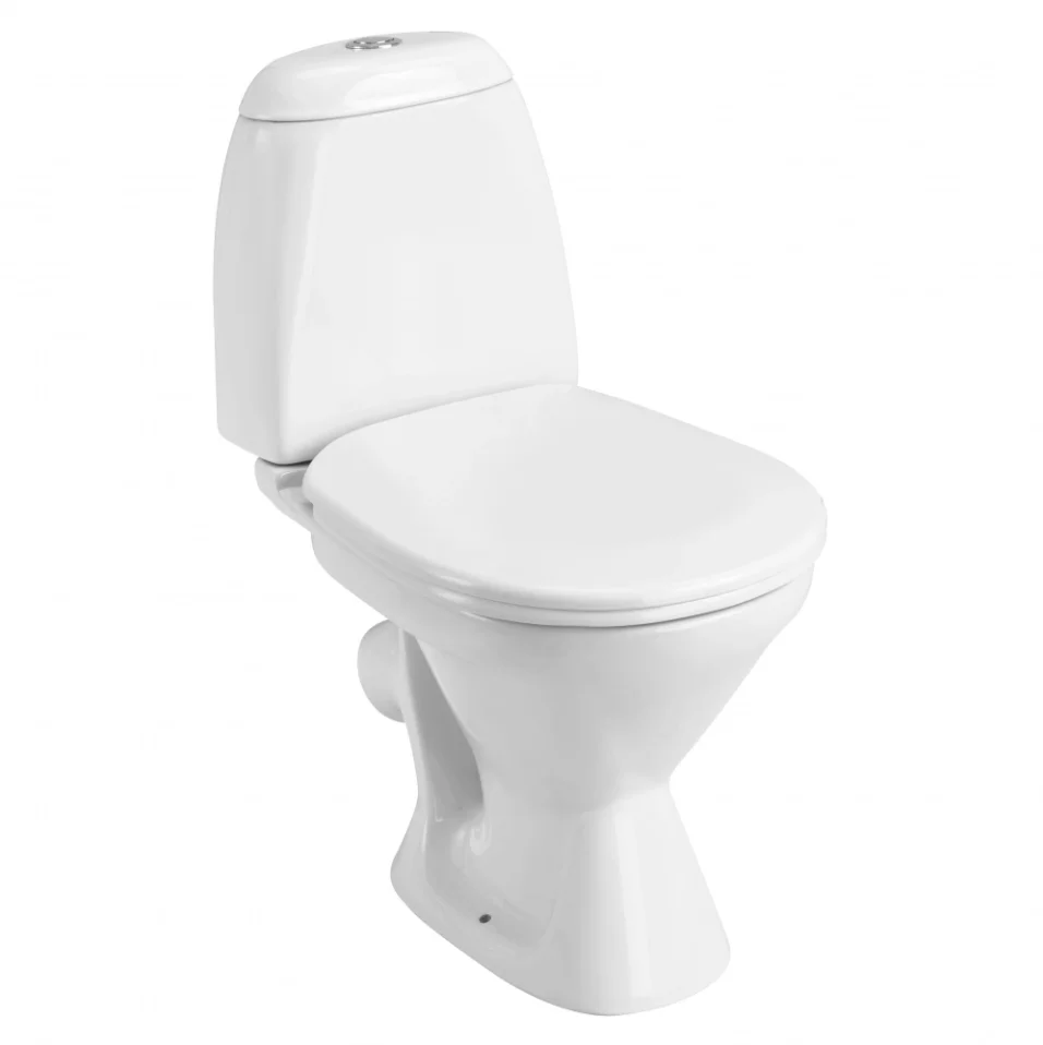 Унитаз-компакт Santek Римини с диагональным выпуском, эконом- 1 реж., полипропилен Унитаз-компакт Santek Римини с диагональным выпуском, эконом- 1 реж., полипропилен