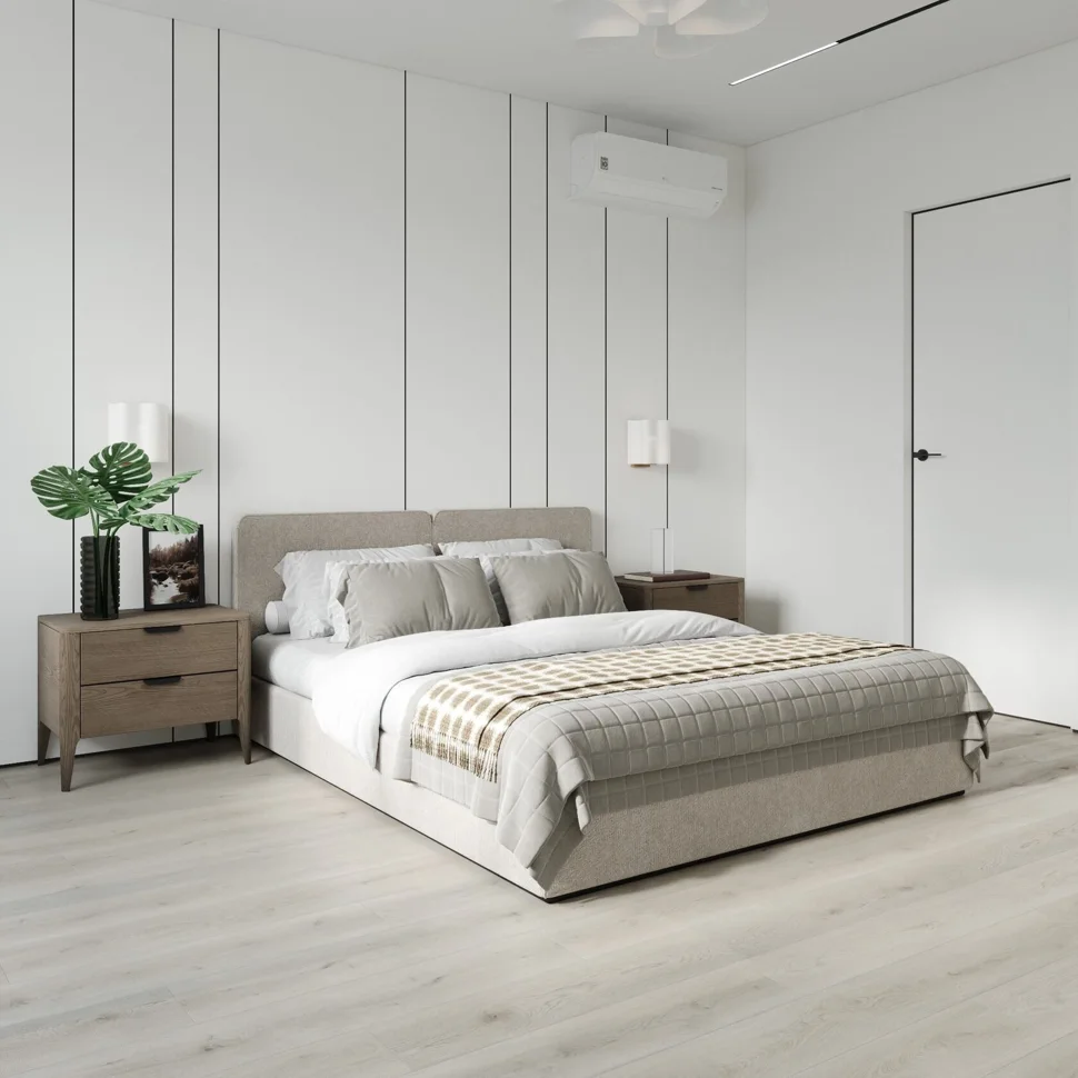 Плитка каменно-полимерная SPC FLOORWOOD Residence 43 класс Дуб Вуден 1220*180*5 мм, арт.8157 (с фаской)