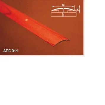 Порог АПС 011 алюминиевый 1350*30*4 мм одноуровневый (9-белый)