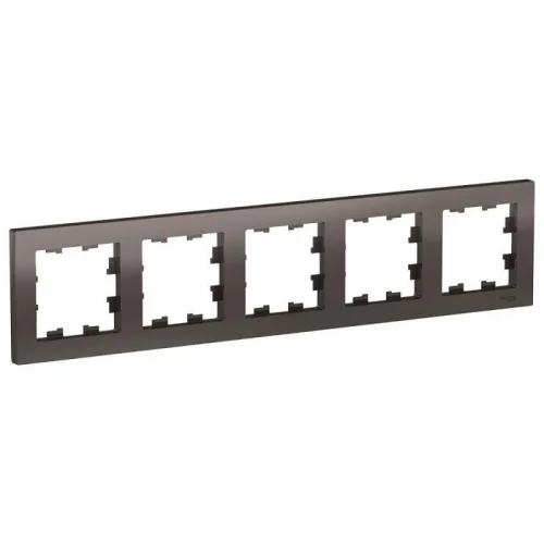 Рамка 5-местная AtlasDesign мокко, Schneider Electric ATN000605