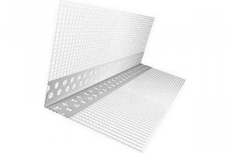 Профиль угловой ПВХ с армирующей сеткой 10см х 10см Россия 2,5 м Fasad Pro Профиль угловой ПВХ с армирующей сеткой 10см х 10см Россия 2,5 м Fasad Pro