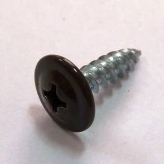 Саморезы с прессшайбой острие 4,2x13 RAL 8017 (уп 1000шт)