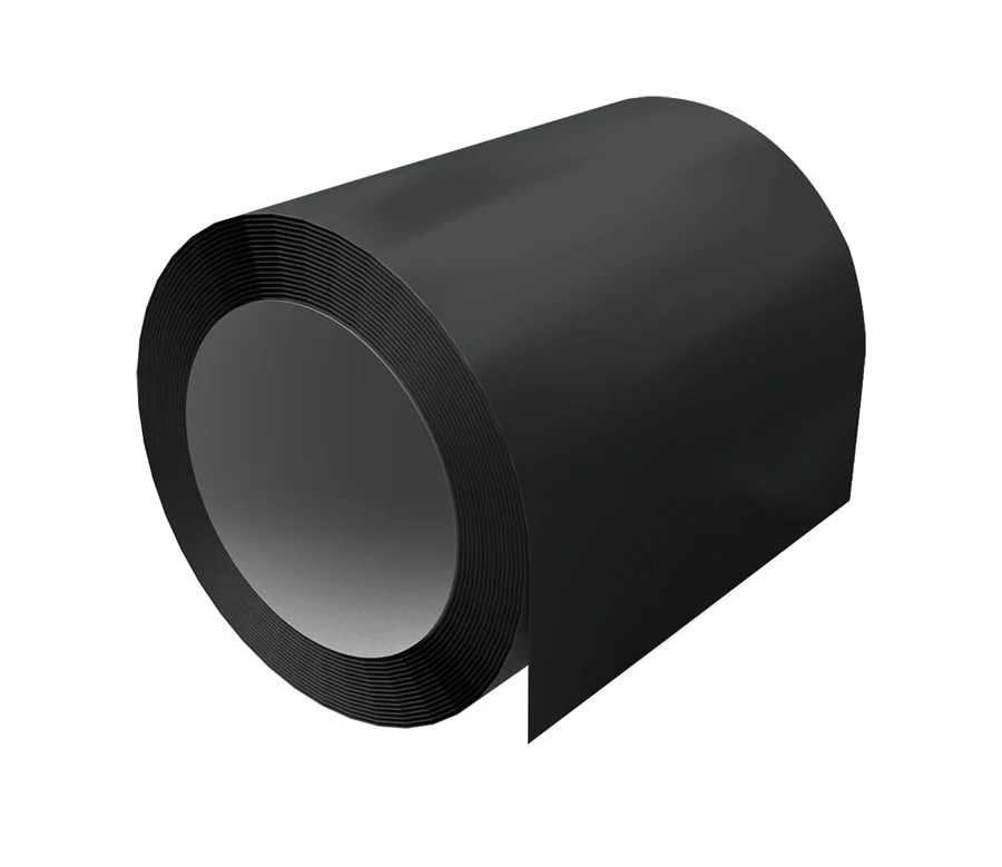 Штрипс PE, RAL 7016 (антрацитово-серый), 0.5мм ГОСТ (Satin), 0,625*45 м.п., пл=28.125м2