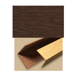 Угол ПВХ Идеал цветной текстурный 40*40, 2,7м Каштан 351 Угол ПВХ Идеал цветной текстурный 40*40, 2,7м Каштан 351