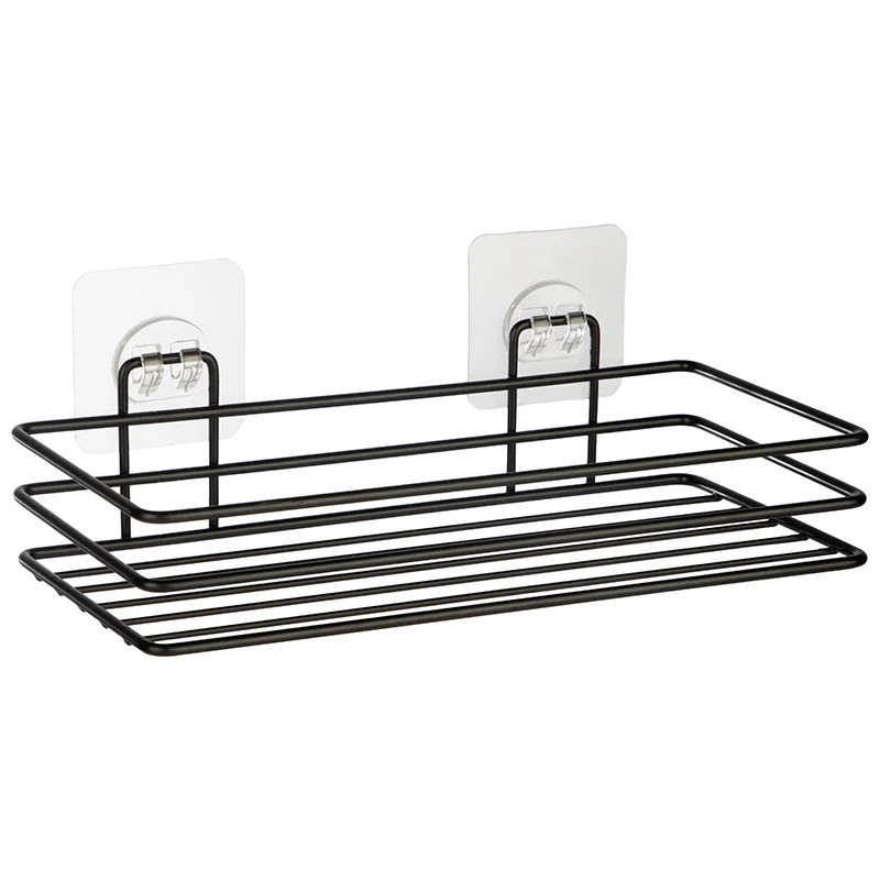 Полка подвесная большая BLACK (крепление: самоклеящаяся основа)