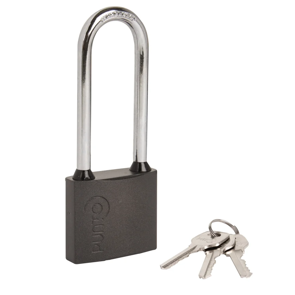 Замок навесной PUNTO PK-0138 L 3 key англ.ключ.