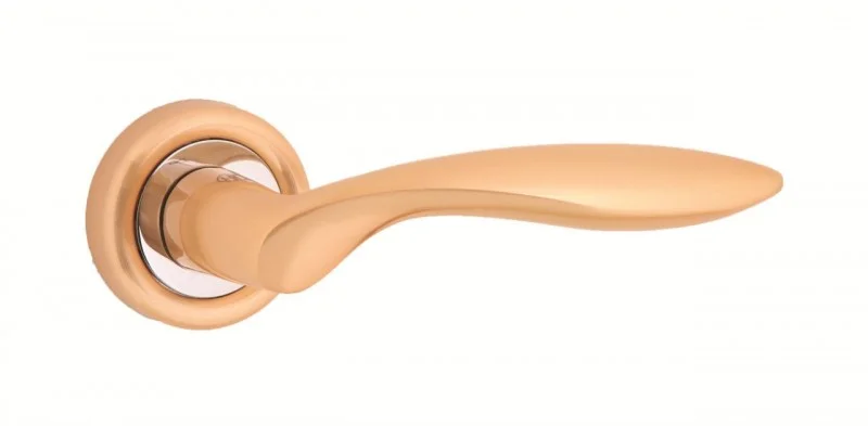 Ручка дверная HANDLE DESIGN VERO R22154 SG/CP матовое золото