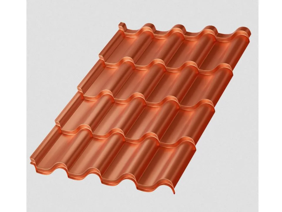 М\черепица Монтерроса-Х, Viking RAL **, 0.5 мм МеталлПрофиль, 1.17*м2