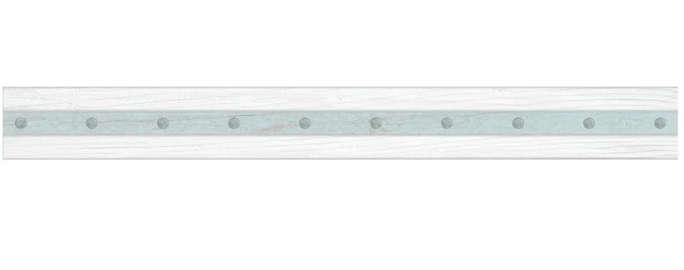 Плитка GLOBAL TILE Calypso белый бордюр 60*6,5 арт.10200000062