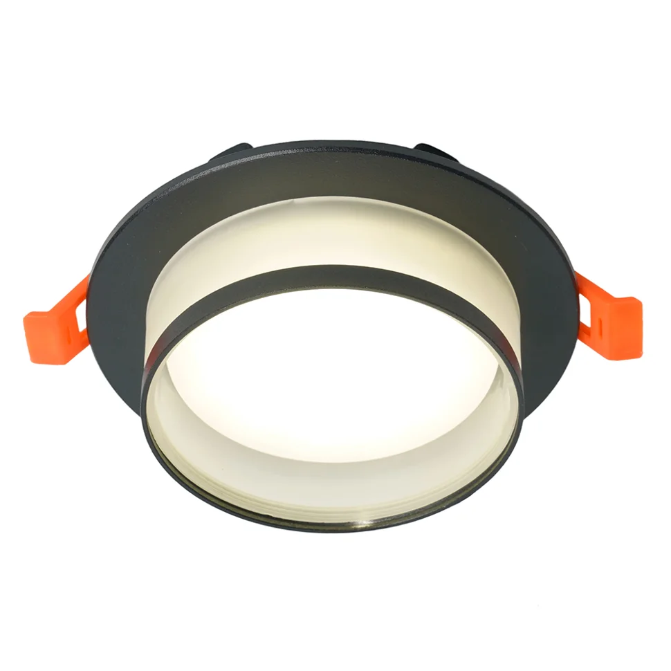 Светильник точечный Feron DL500 15W 230V GX53, черный круг без лампы