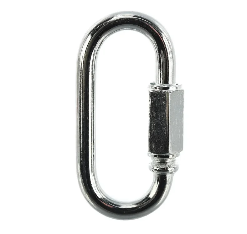 Карабин винтовой 4 мм оцинкованный Карабин винтовой 4 мм оцинкованный