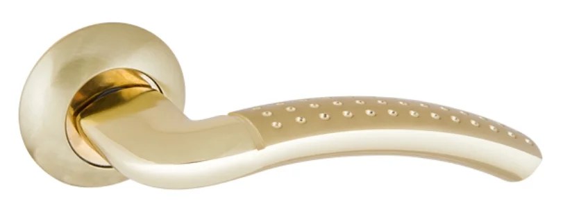 Ручка дверная PUNTO LOGICA TL SG/GP-4 матовое золото/золото 105мм Ручка дверная PUNTO LOGICA TL SG/GP-4 матовое золото/золото 105мм