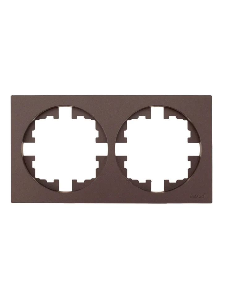Рамка двухместная Lezard OSEN шоколад
