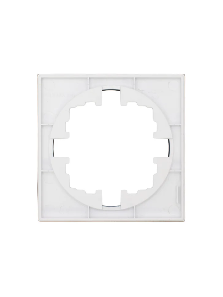 Рамка одноместная горизонтальная Lezard OSEN акриловая белая