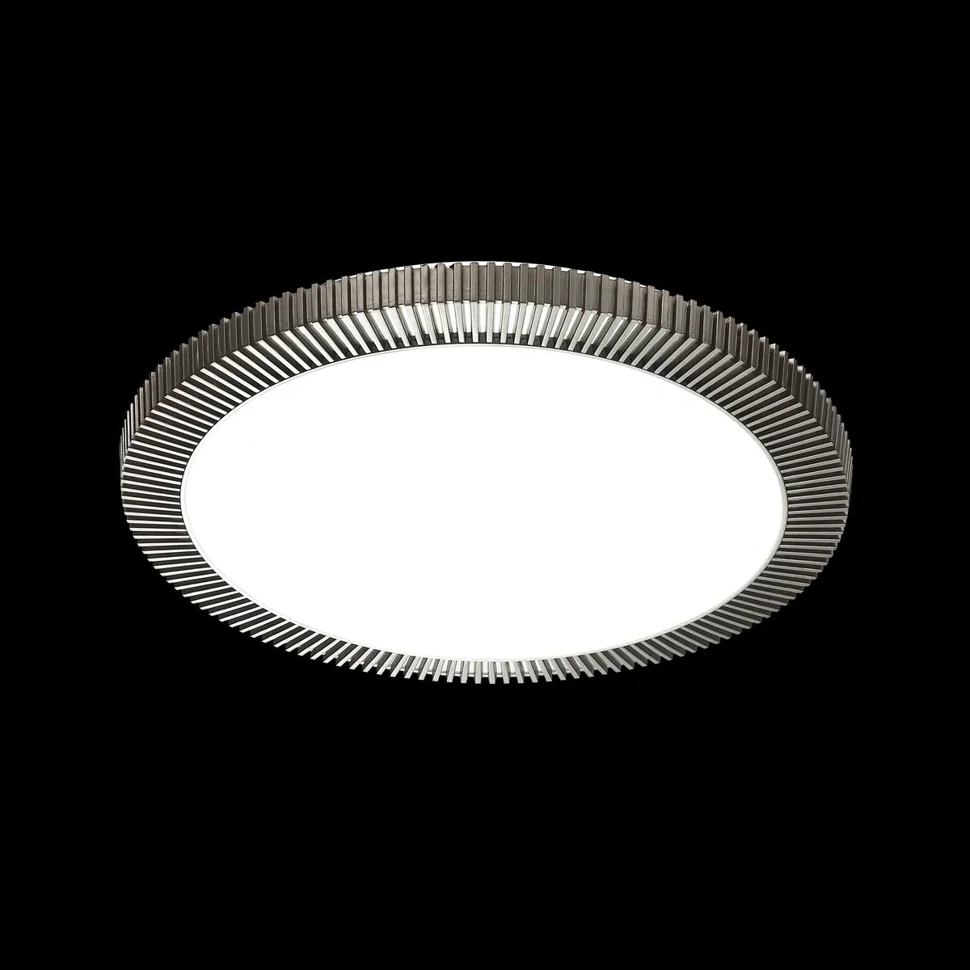Светильник настенно-потолочный 3033/EL SN 025 пластик LED 72Вт 3000-6000K D500 IP43 пульт ДУ, LERBA BROWN