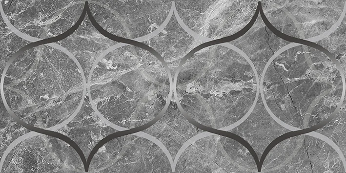 Плитка LAPARET Crystal Resonanse Декор серый 30х60