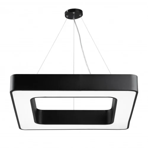 Светильник светодиодный Geometria ЭРА Quadro SPO-161-B-40K-060 60Вт 4000К 5500Лм IP40 600*600*80 черный подвесной*