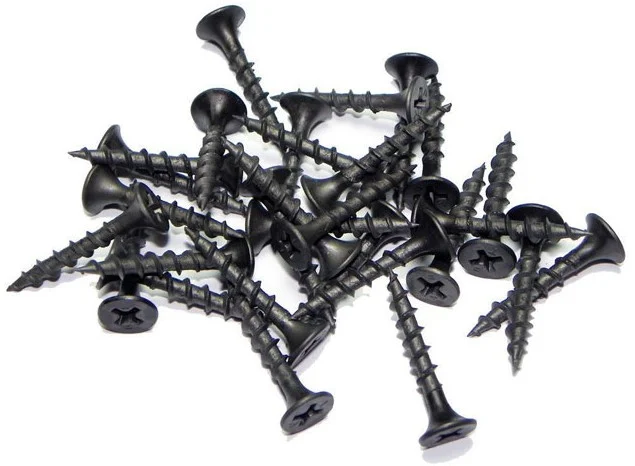 Саморезы пот/г гипс-дерево (крупная резьба) 4,8х127 оксид (уп 3шт) SteelRex