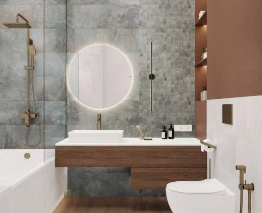 Плитка LAPARET Betone green стена 30х89,5 матовая обрезная арт.LP3090B0021R