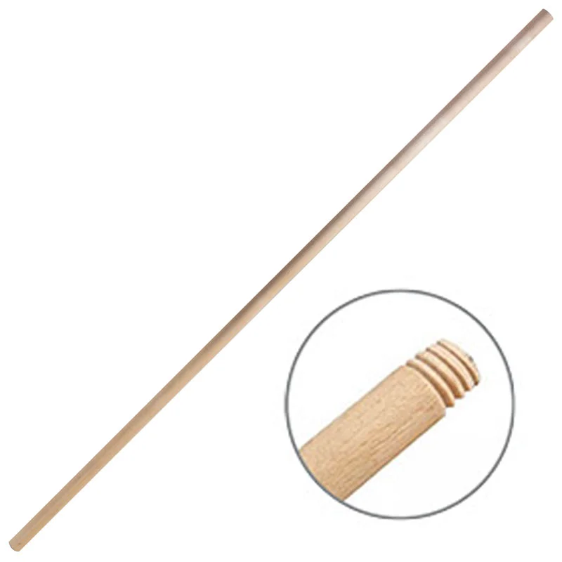 Черенок 120см D 22, 1-й сорт, деревянный с резьбой Черенок 120см D 22, 1-й сорт, деревянный с резьбой