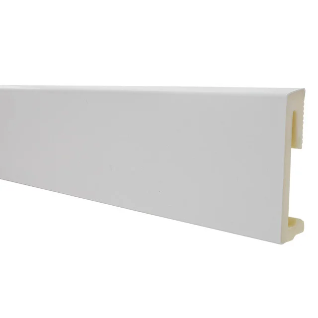 Плинтус SALAG ALPHA Bia&#322;y (белый) 60мм ПВХ гибкий 2,2 м