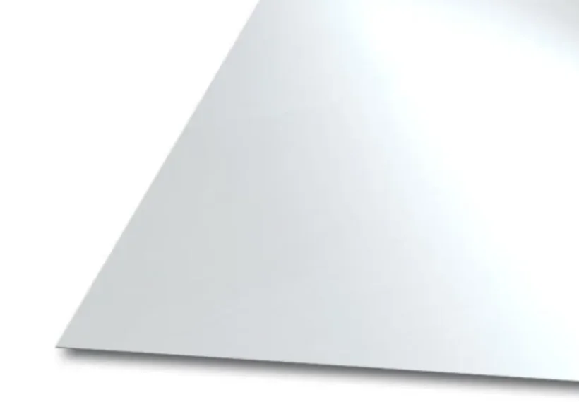 Плоский лист PE RAL 9003 (сигнально-белый), 0.5мм ГОСТ (Satin), 1.25*1.25 м.п., пл=1.5625м2 (в пленке)