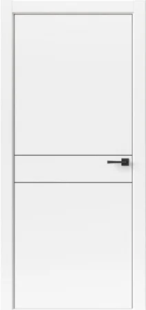 Дверь UBERTURE TAMBURAT LIGHT GEOMETRY Модель 4309 глухое, Лофт белый 60, кромка ABS черная, черный молдинг Дверь UBERTURE TAMBURAT LIGHT GEOMETRY Модель 4309 глухое, Лофт белый 60, кромка ABS черная, черный молдинг