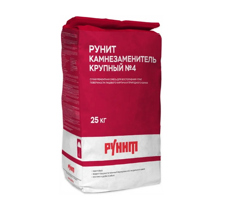 Камнезаменитель РУНИТ Д3-03-04 крупный 25 кг (толщина до 50 мм)
