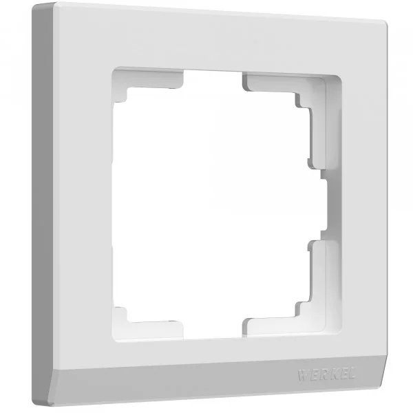 Рамка 1-местная Werkel Stark, белая, WL04-Frame-01-white, W0011801