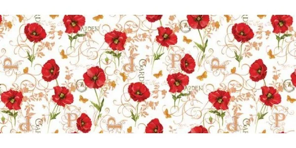 Клеенка ПВХ FLORISTA на нетканой основе с печатным рисунком 1,4х20м 1092-00