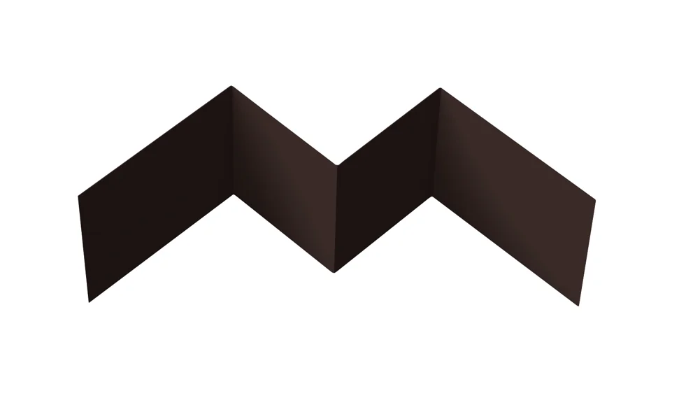 Угол внутренний DECOVER PE RAL 8017 (шоколад) 0,45мм, длина 3,0 метра