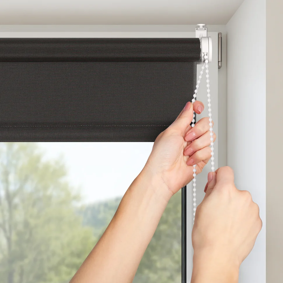 Штора рулонная Franc Gardiner SCREEN 5% 110х160см асфальт Штора рулонная Franc Gardiner SCREEN 5% 110х160см асфальт