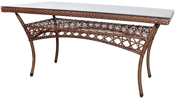 Стол прямоугольный Адлер 2,0 м, коричневый