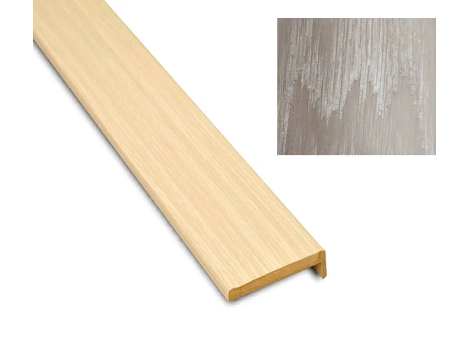 Наличник дверной ТЕРРИ телескопический плоский дуб серый (светло- серый) 70*10*2150, еврошпон