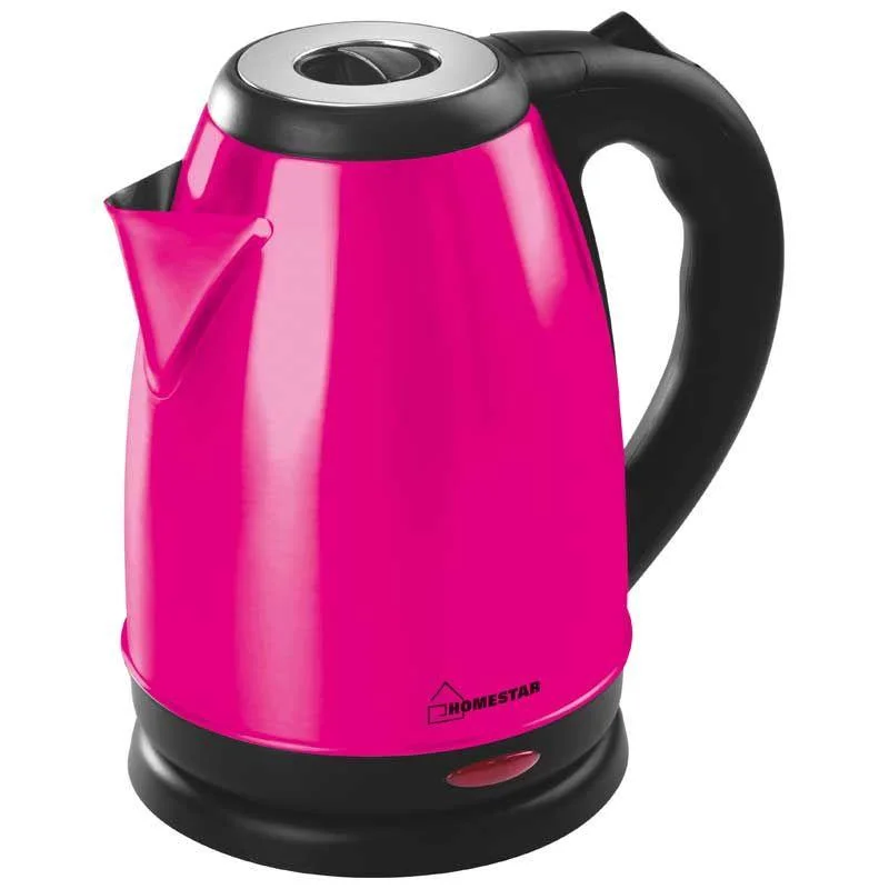 Чайник HOMESTAR HS-1020 1,8 л, стальной, цикламен