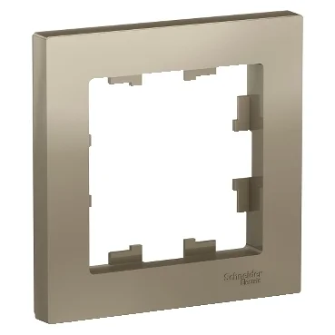 Рамка 1-местная AtlasDesign шампань Schneider Electric ATN000501