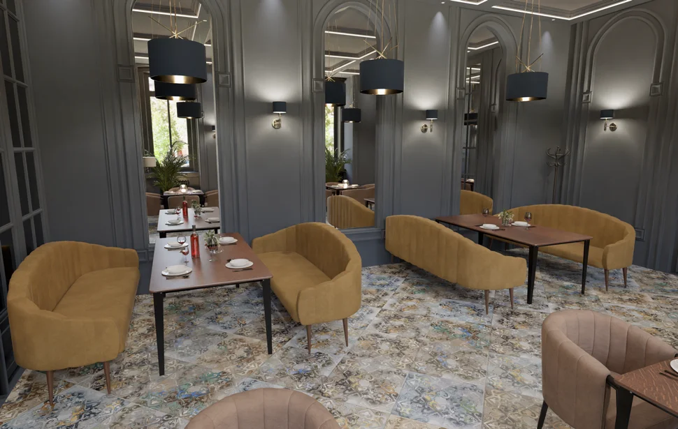 Керамогранит Пиастрелла узоры матовый 600*600 арт. ID663 Керамогранит Пиастрелла узоры матовый 600*600 арт. ID663