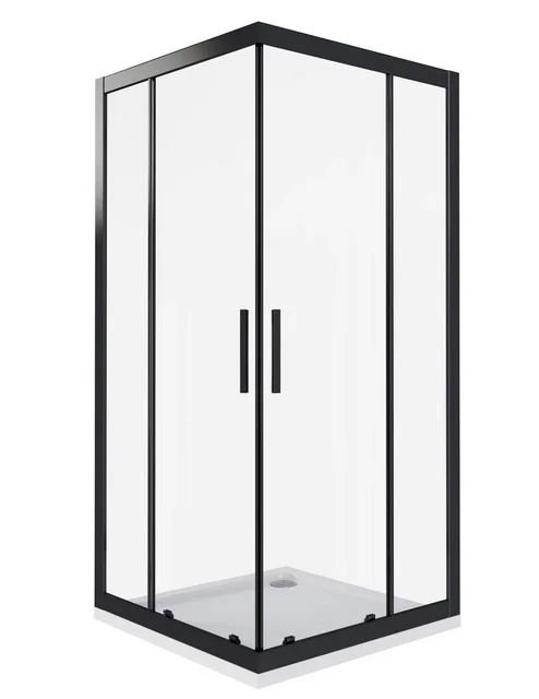 Ограждение душевое Good Door COFE CR-100-C-B 1000х1000х1900