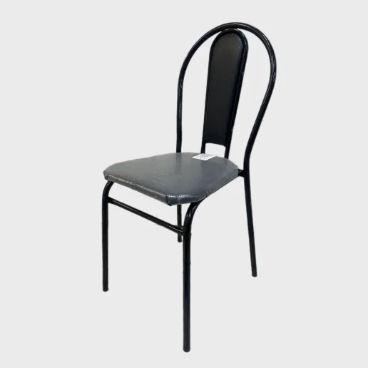 Стул металлический с мягкой спинкой STRONG Black