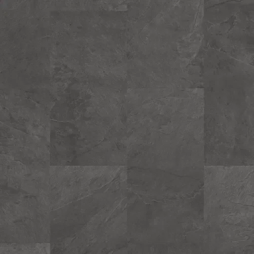 Плитка виниловая QUICK STEP ORO BASE Сланец чёрный 610*303*4мм, арт.AVSTT40035