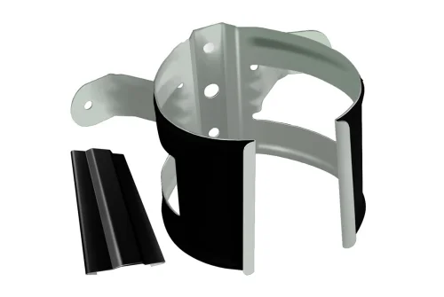 Кронштейн трубы на дерево Optima, 90мм, RAL 9005