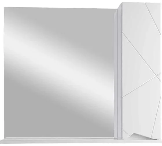 Зеркало-шкаф SANSTAR Каскад 60 П, цвет белый