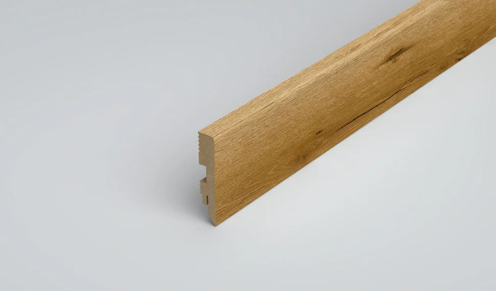 Плинтус шпонированный CLASSEN Prestige Дуб Крюгер 80х16x2400мм, арт.2223938