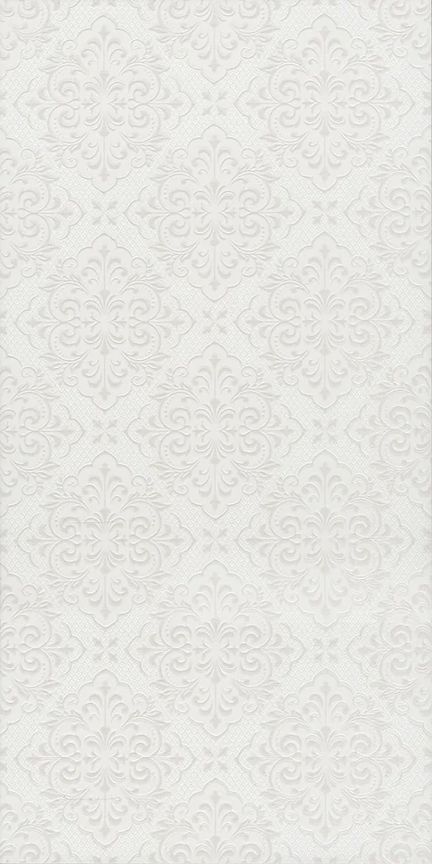 Плитка KERAMA MARAZZI Флориан белый матовый структура обрезной 30x60x0,9