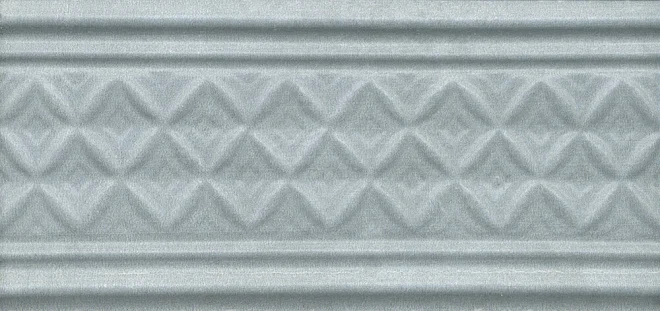 Плитка KERAMA MARAZZI Пикарди бордюр структура голубой 15x6,7x10 арт. LAA004